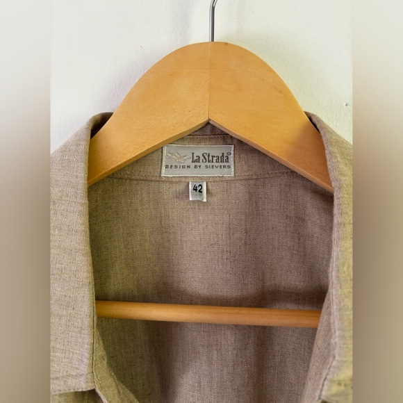 LA STRADA design by Sievers | sleeveless linen button up | size 42 - Picture 2 of 7